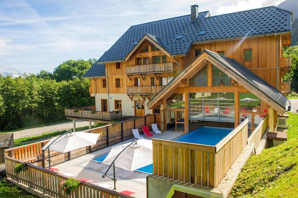 Appartement Les Chalets De Belledonne Saint-Colomban-des-Villards Esterno foto